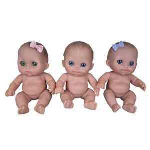 Lot of 3 Berenguer Baby Doll Lil Cutesie Vinyl 8.5" Boy Girl 15-11/3 19-14 28-10